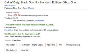 Illustration for article titled What The Hell Is Going On With Call of Duty On Xbox One?